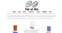 Desktop Screenshot of pair-of-dice.com